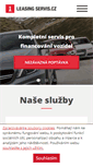 Mobile Screenshot of leasingservis.cz